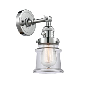 A thumbnail of the Innovations Lighting 203SW Small Canton Polished Chrome / Clear