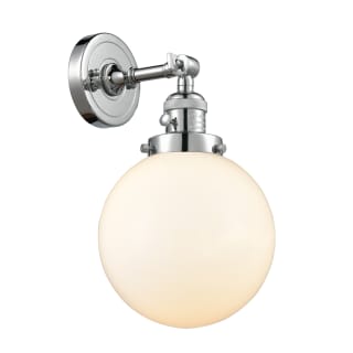 A thumbnail of the Innovations Lighting 203SW-8 Beacon Polished Chrome / Matte White