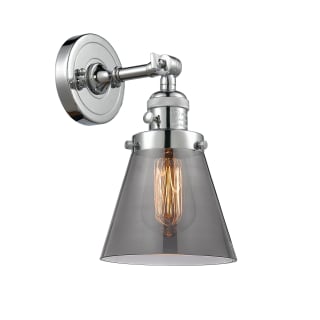 A thumbnail of the Innovations Lighting 203SW Small Cone Polished Chrome / Smoked