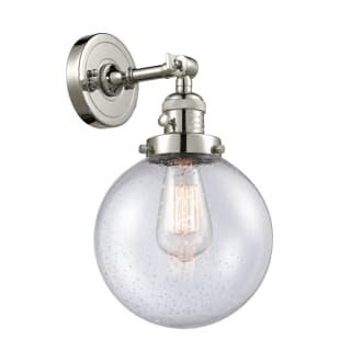 A thumbnail of the Innovations Lighting 203SW-8 Beacon Polished Nickel / Seedy