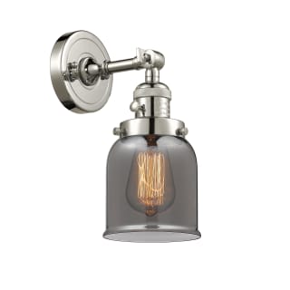 A thumbnail of the Innovations Lighting 203SW Small Bell Polished Nickel / Plated Smoked