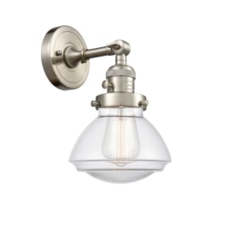 A thumbnail of the Innovations Lighting 203SW Olean Brushed Satin Nickel / Clear