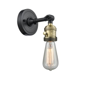 A thumbnail of the Innovations Lighting 203SWNH Bare Bulb Black Antique Brass