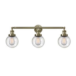 A thumbnail of the Innovations Lighting 205-S-6 Beacon Antique Brass / Seedy