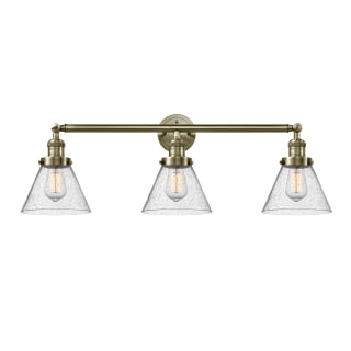 A thumbnail of the Innovations Lighting 205-S Large Cone Antique Brass / Seedy