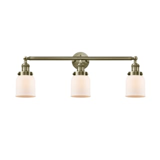 A thumbnail of the Innovations Lighting 205-S Small Bell Antique Brass / Matte White