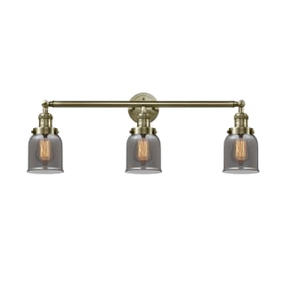 A thumbnail of the Innovations Lighting 205-S Small Bell Antique Brass / Smoke