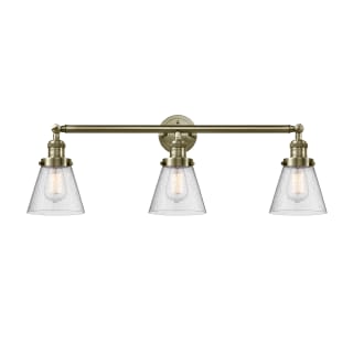 A thumbnail of the Innovations Lighting 205-S Small Cone Antique Brass / Seedy