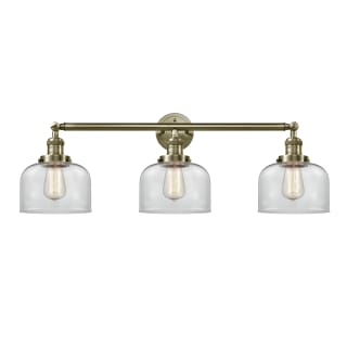 A thumbnail of the Innovations Lighting 205-S Large Bell Antique Brass / Clear