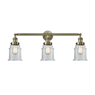 A thumbnail of the Innovations Lighting 205-S Canton Antique Brass / Clear