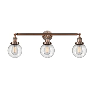 A thumbnail of the Innovations Lighting 205-S-6 Beacon Antique Copper / Seedy