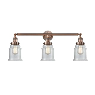 A thumbnail of the Innovations Lighting 205-S Canton Antique Copper / Clear