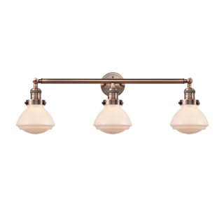 A thumbnail of the Innovations Lighting 205 Olean Antique Copper / Matte White