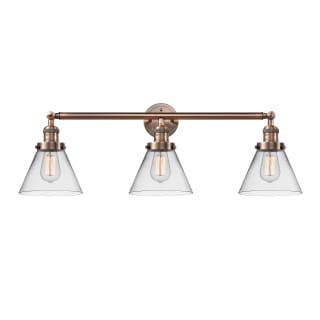 A thumbnail of the Innovations Lighting 205-S Large Cone Antique Copper / Clear