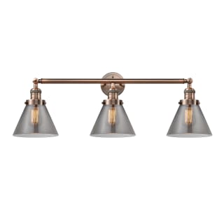 A thumbnail of the Innovations Lighting 205-S Large Cone Antique Copper / Smoked