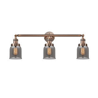 A thumbnail of the Innovations Lighting 205-S Small Bell Antique Copper / Plated Smoked