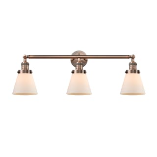 A thumbnail of the Innovations Lighting 205-S Small Cone Antique Copper / Matte White Cased