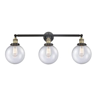 A thumbnail of the Innovations Lighting 205-S-8 Beacon Black Antique Brass / Seedy