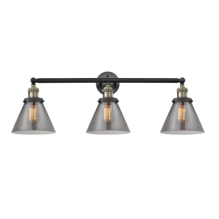 A thumbnail of the Innovations Lighting 205-S Large Cone Black Antique Brass / Smoked