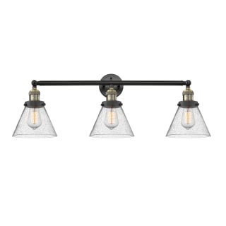 A thumbnail of the Innovations Lighting 205-S Large Cone Black Antique Brass / Seedy