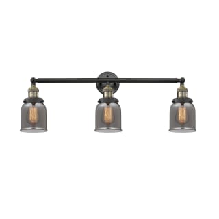 A thumbnail of the Innovations Lighting 205-S Small Bell Black Antique Brass / Plated Smoked