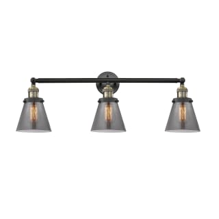 A thumbnail of the Innovations Lighting 205-S Small Cone Black Antique Brass / Smoked