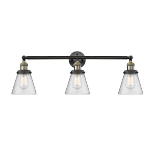 A thumbnail of the Innovations Lighting 205-S Small Cone Black Antique Brass / Seedy