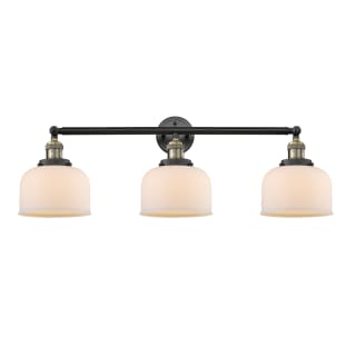 A thumbnail of the Innovations Lighting 205-S Large Bell Black Antique Brass / Matte White