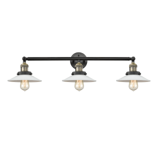 A thumbnail of the Innovations Lighting 205-S Halophane Black Antique Brass / Matte White