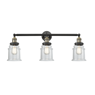 A thumbnail of the Innovations Lighting 205-S Canton Black Antique Brass / Clear