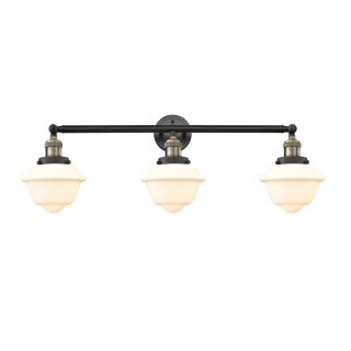 A thumbnail of the Innovations Lighting 205-S Small Oxford Black Antique Brass / Matte White