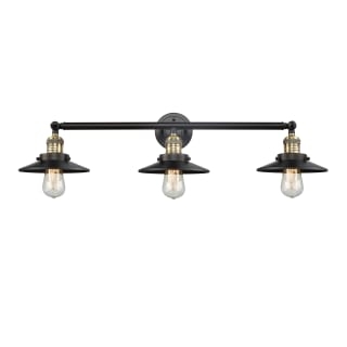 A thumbnail of the Innovations Lighting 205-S Railroad Black Antique Brass / Matte Black