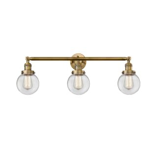 A thumbnail of the Innovations Lighting 205-S-6 Beacon Brushed Brass / Clear