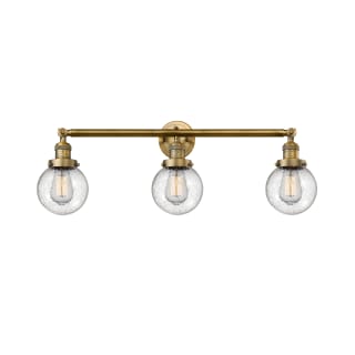 A thumbnail of the Innovations Lighting 205-S-6 Beacon Brushed Brass / Seedy