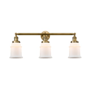 A thumbnail of the Innovations Lighting 205-S Canton Brushed Brass / Matte White