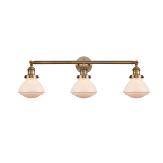 A thumbnail of the Innovations Lighting 205 Olean Brushed Brass / Matte White