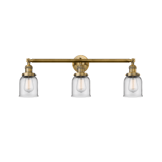 A thumbnail of the Innovations Lighting 205-S Small Bell Brushed Brass / Clear