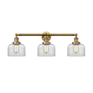 A thumbnail of the Innovations Lighting 205-S Large Bell Brushed Brass / Clear