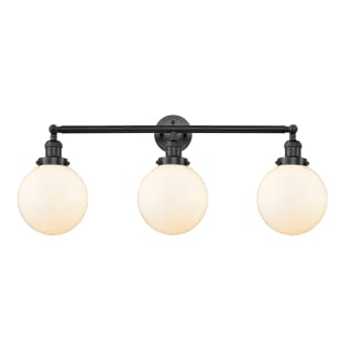 A thumbnail of the Innovations Lighting 205-S-8 Beacon Matte Black / Matte White