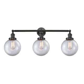 A thumbnail of the Innovations Lighting 205-S-8 Beacon Matte Black / Clear