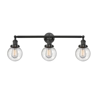 A thumbnail of the Innovations Lighting 205-S-6 Beacon Matte Black / Seedy