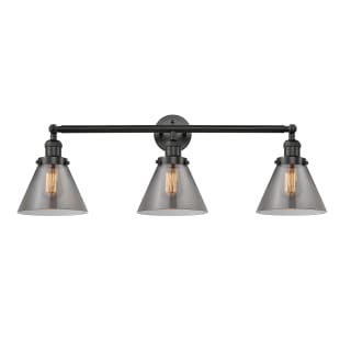 A thumbnail of the Innovations Lighting 205-S Large Cone Matte Black / Smoked