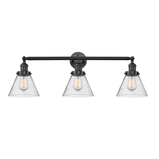 A thumbnail of the Innovations Lighting 205-S Large Cone Matte Black / Seedy