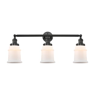 A thumbnail of the Innovations Lighting 205-S Canton Matte Black / Matte White