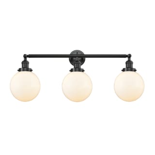 A thumbnail of the Innovations Lighting 205-S-8 Beacon Oil Rubbed Bronze / Matte White