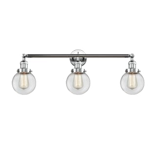 A thumbnail of the Innovations Lighting 205-S-6 Beacon Polished Chrome / Clear