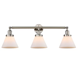 A thumbnail of the Innovations Lighting 205-S Large Cone Polished Nickel / Matte White