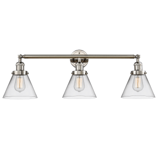 A thumbnail of the Innovations Lighting 205-S Large Cone Polished Nickel / Clear