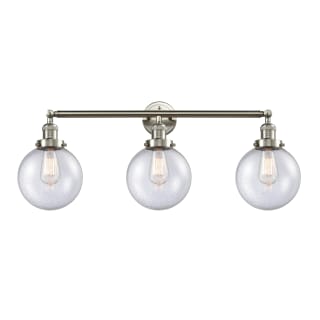 A thumbnail of the Innovations Lighting 205-S-8 Beacon Brushed Satin Nickel / Seedy