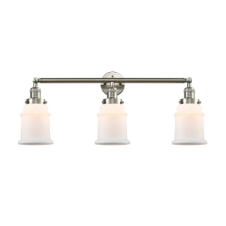 A thumbnail of the Innovations Lighting 205-S Canton Brushed Satin Nickel / Matte White